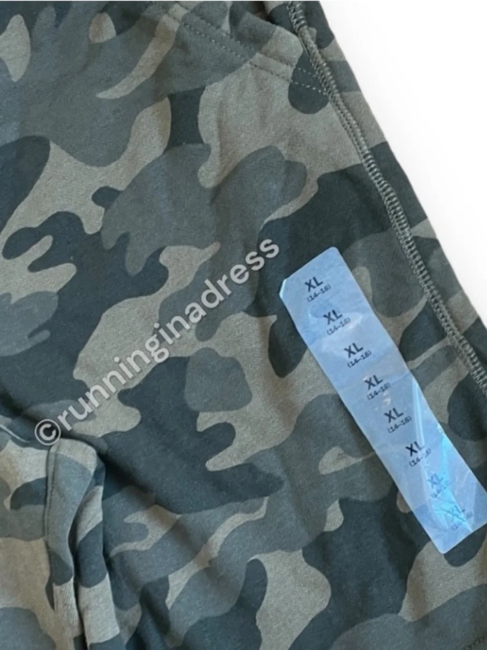 NWT Old Navy Boys Green Camouflage Fleece Jogger Shorts XL 14-16